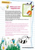 Make your own magnetic bee