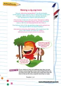 Making a zig-zag book