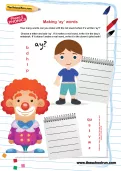 Making -ay words worksheet