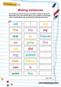 Making sentences activity