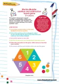 Marble Muddle: addition and subtraction board game
