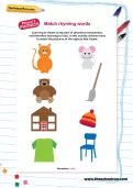 Match rhyming words