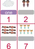 Matching numbers, pictures and words tutorial