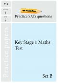 KS1 Maths practice paper set B TheSchoolRun