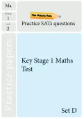 KS1 Maths practice paper set D TheSchoolRun