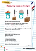 Measuring mass and weight worksheet