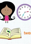 Telling the time minutes to the hour tutorial