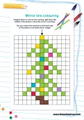 Mirror line colouring