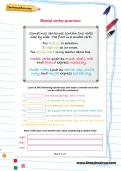 Modal verbs practice