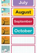 Ordering months of the year tutorial