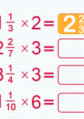 Multiplying mixed numbers by whole numbers tutorial