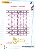 Multiples of 8 speed quiz