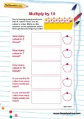 Multiply by 10 worksheet