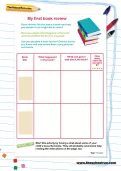My first book review worksheet