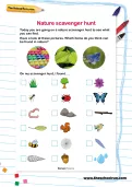 Nature scavenger hunt