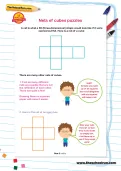 Nets of cubes puzzles