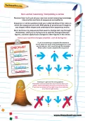 Non-verbal reasoning worksheet: Completing a series