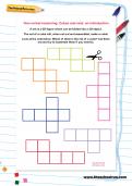 Non-verbal reasoning worksheet: Cubes and nets: an introduction