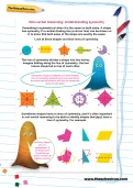 Non-verbal reasoning worksheet: Understanding symmetry