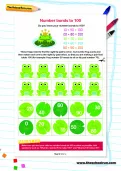 Number bonds to 100 worksheet