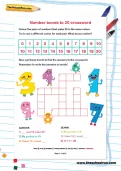 Number bonds to 20 crossword