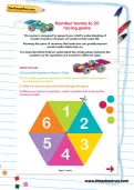 Number bonds to 20 racing game