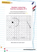 Number colouring: find the multiples of 5