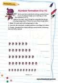 Number formation 6 to 10