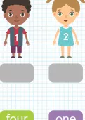 Matching numbers as digits to numbers as words tutorial