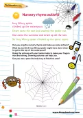 Nursery rhyme actions
