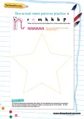 Handwriting: One-armed robot patterns practice