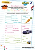 Onomatopoeic sounds worksheet