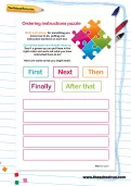 Ordering instructions puzzle
