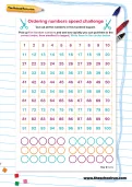 Ordering numbers speed challenge 