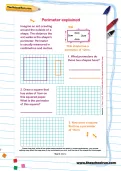 Perimeter explained worksheet