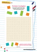 Perimeter investigation worksheet