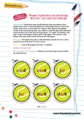 Phase 3 phonics sound snap: the /ar/, /or/ and /ur/ blends