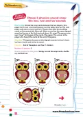 Phase 3 phonics sound snap: the /ee/, /oo/ and /oo/ sounds