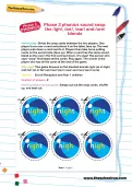 Phase 3 phonics sound snap: the /igh/, /air/, /ear/ and /ure/ blends
