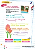 Fill-the-gap: /oo/ /ow/ /ee/ /ea/ sounds (Phase 5 phonics)