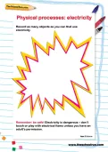 Physical processes: electricity worksheet