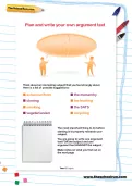 Plan and write your own argument text