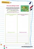 Plot and setting in texts worksheet