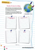Points of view in writing worksheet