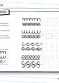 Practising basic letter shapes worksheet