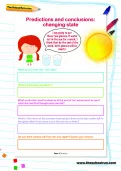 Predictions and conclusions: changing state worksheet