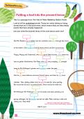 Putting a text into the present tense worksheet