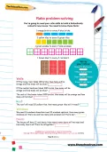 Ratio problem-solving worksheet
