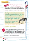 Reading comprehension: the /oo/ and /oo/ sound (Phase 3 phonics)