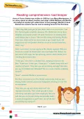 Reading comprehension: bad temper